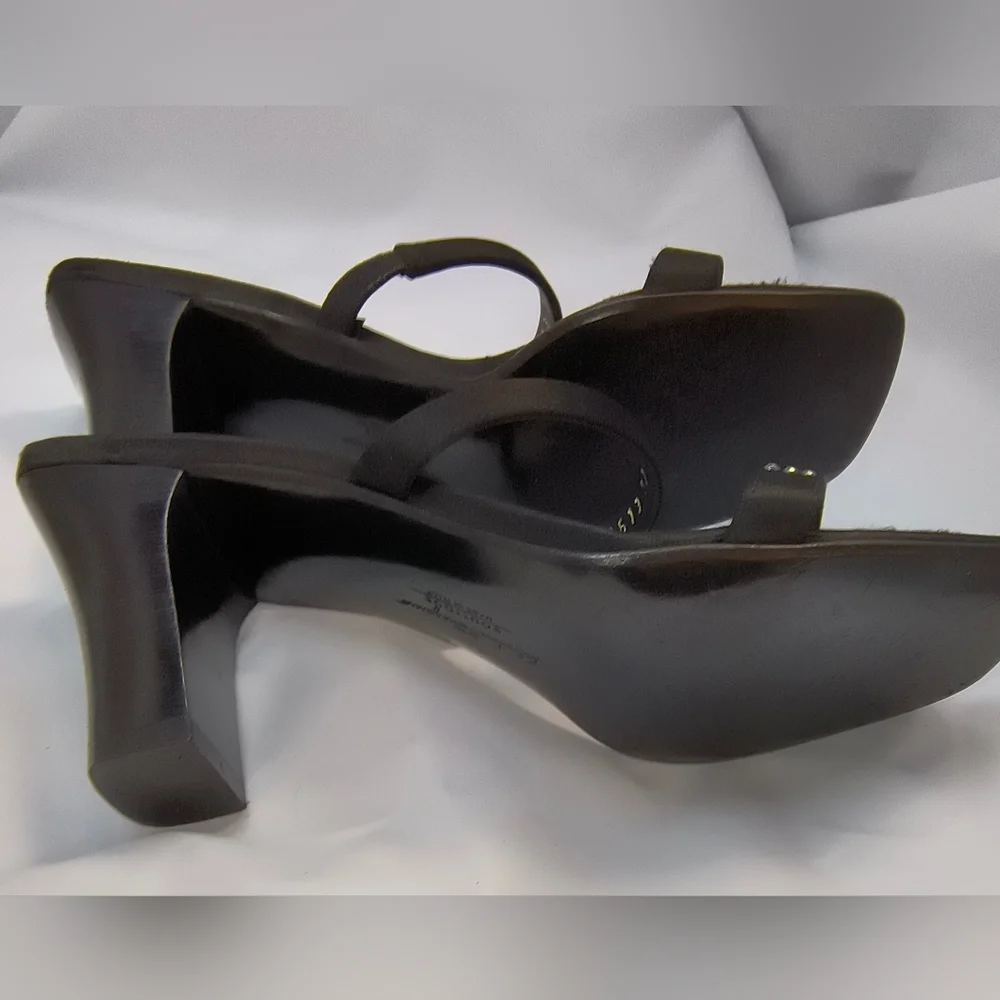 FERRAGAMO - Salvatore Ferragamo Satin & Crystal-Embellished Block Heel Sandals